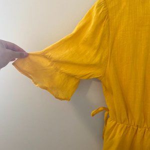 Mustard yellow swing dress